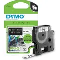 Dymo Tape D1 19mm Sort/hvid Fleksibel