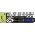VAERK Topnøglesæt 1/2" 12 dele 10-24mm