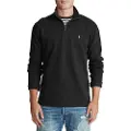 Ralph Lauren Polo Ralph Laurentil mænd. 710671929001 Estate-Rib polo shirt sort (XL), Casual, Bomuld, Korte ærmer, Lange ærmer