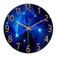 24hShop Vægur med smuk urskive - Digital Blue