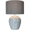 Home Decor Keramisk Bordlampe Med Skærm 38x38x58 Cm