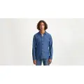 Levi's Levi'stil mænd. 86625-0023 Batterihusmærke skjorte blå (S), Casual, Bomuld, Lange ærmer, Bæredygtig