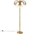QAZQA Vintage gulvlampe guld 156 cm 2-lys - Botanica
