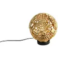 QAZQA Art Deco bordlampe guld - Maro