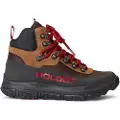 Ralph Lauren Polo Ralph Laurentil mænd. 809877994002 Adventure 300 Mid læderstøvler sort, brun (41), Fast, Blonder, Sport, Udendørs