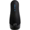 Lovebotz Auto Milker - vandtæt sugende-vibrerende masturbator (sort)