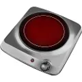 Kuken Glaskeramisk Kogeplade 1 Kogezone 1200w