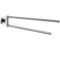 Zack Håndklædestang SCALA 46 cm, dobbelt, poleret, rustfrit stål,