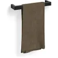 Zack Håndklædestang LINEA 46 cm, sort, rustfrit stål,
