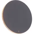 QAZQA Design væglampe grå 16,5 cm inkl. LED - Skyf
