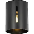 QAZQA Design loftslampe sort - Yana
