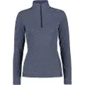 CMP 31l1026 Printed Sweat Fleecejakke Med Halv Lynlås