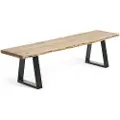 Kave Home - Bänk Alaia 160 cm - Gul - Bænke - - Homeroom