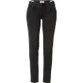 Pepe Jeans Pepe Jeanstil kvinder. PL204165VS1 Jeans New Brooke sort (25/32), Casual, Økologisk bomuld, Bæredygtig
