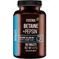 Essence Nutrition Betain + Pepsin - 90 tabletter