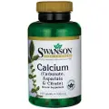 Swanson Health Calcium (Carbonat, Aspartat & Citrat), 500 mg - 100 tabletter