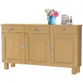 Loft 24 - Skænk Toscana 3 låger/3 skuffer - Brun - Skænke & sideboards - - Homeroom