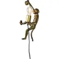 QAZQA Guld abe væglampe - Animal Monkey