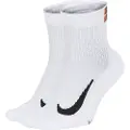 Nike NikeCourt Multiplier Max-tennis-ankelstrømper (2 par) - hvid