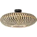 QAZQA Orientalisk loftslampe sort bambus 50 cm - Ostrava