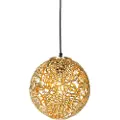 QAZQA Art Deco Pendellampe guld - Maro