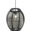 QAZQA Oriental Pendellampe Sort 35 cm - Rob