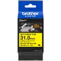Brother Tape Krympeslange 31mm Hse-661e Sort/gul