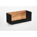 Wood Furniture - Væghylde 50 Berg sort - Sort - Væghylder - - Homeroom