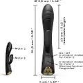 Dorcel Flexi Rabbit - opvarmende klitorisvibrator (sort)