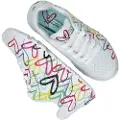 SKECHERS Skecherstil kvinder. 314064L JGoldcrown Sneakers: Uno Lite - Spread the Love hvid (37), 3-5 cm, Blonder, Casual