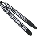 Hugo Boss BSM-20-BW Monogram Gutiar Strap Hvidt Logo på Sort