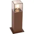 QAZQA Industriel udendørs gulvlampe rustbrun 30 cm IP44 - Danmark