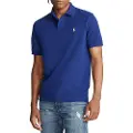 Ralph Lauren Polo Ralph Laurentil mænd. 710782592009 Navy pique polo shirt (L), Casual, Bomuld, Korte ærmer, Blå
