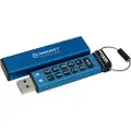 Kingston Ironkey Keypad 200 128gb Usb Type-a Blå