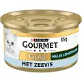Gourmet Gold Bløde Delikatesser med havfisk vådfoder til katte (85 g)