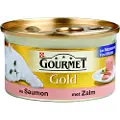Gourmet Gold Mousse med laks vådfoder til katte (85 g)