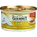 Gourmet Gold Lækre Bidder i sovs med kalkun og and vådfoder til katte (85 g)