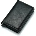 24hShop Pung med RFID-beskyttelse - sort kunstlæder