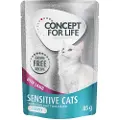 Concept for Life Sensitive Cats Lam i sauce - Kornfri - Økonomipakke: 48 x 85 g