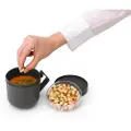Brabantia Frokostkrukke MAKE & TAKE 600 ml, mørkegrå, Brabantia