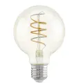 Eglo LED pære G80 Globe 4W/822 270 lumen klar 3-trin dæmpbar E27
