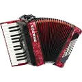 Hohner Bravo II 48 Silent Key Accordion Red