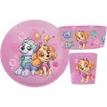 Koziol - Børnesæt Connect Paw Patrol 3 dele - Rosa - Børneservice & tilbehør - - Homeroom