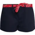 Superdry Superdrytil kvinder. W7110393A Marineblå chino-shorts (M), Casual, Bomuld
