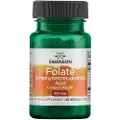 Swanson Health Folat (5-methyltetrahydrofolat), 800 mcg - 30 kapsler