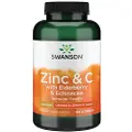 Swanson Health Zink og C-vitamin med hyben og echinacea, appelsin og citron - 200 pastiller