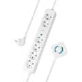 Logilink Sl 2425 U Strømskinne Med 4 Udtag Og Afbryder 1.5 M