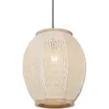 QAZQA Oriental Pendellampe Naturlig 35 cm - Rob