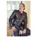 Detlev Louis DL-JM-3 Læderjakke sort 56