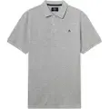 Hackett Londontil mænd. HM562363 Slim fit piqué polo shirt grå (XL), Casual, Bomuld, Korte ærmer